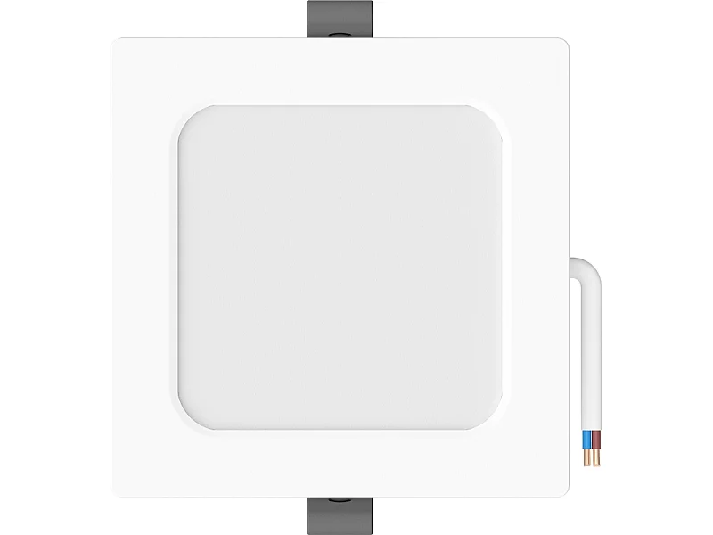 Mexen LDRR panel sufitowy downlight LED wpuszczany 12 x 12 cm, 6W, Zimna - 6500K, 600 lm, biały - L211-012-0665-20