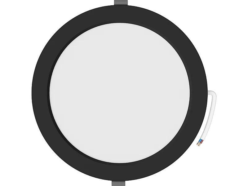 Mexen LDRR panel sufitowy downlight LED wpuszczany fi 22 cm, 18W, Neutralna - 4000K, 1440 lm, czarny - L210-022-1840-70