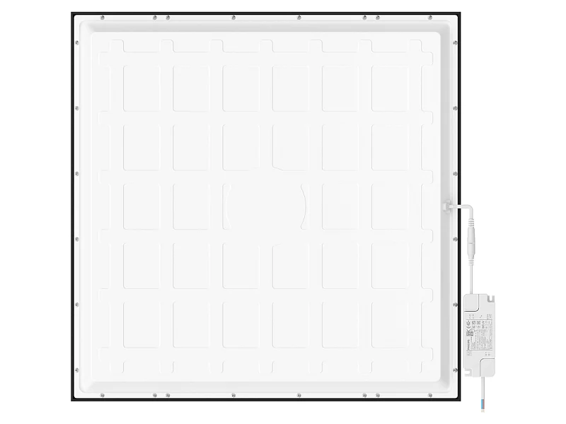 Mexen Brill-S panel sufitowy LED podtynkowy 60 x 60 cm, 36W, Neutralna - 4000K, 3960 lm, czarny - L202-060-060-3640-70