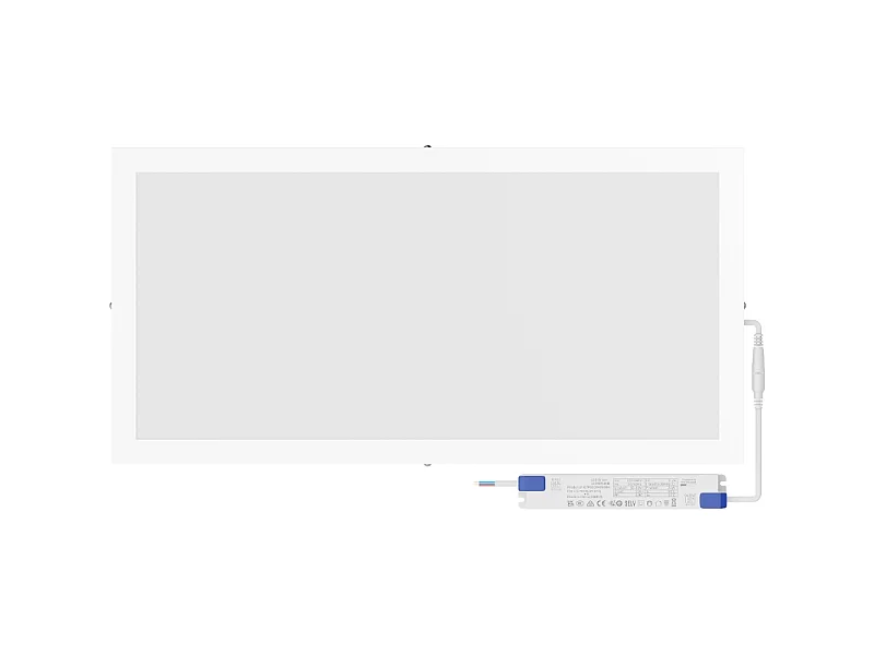 Mexen Brill-S panel sufitowy LED natynkowy 60 x 30 cm, 24W, Neutralna - 4000K, 2880 lm, biały - L207-060-030-2440-20