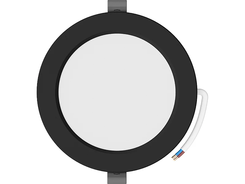 Mexen LDRR panel sufitowy downlight LED wpuszczany fi 14 cm, 9W, Neutralna - 4000K, 720 lm, czarny - L210-014-0940-70