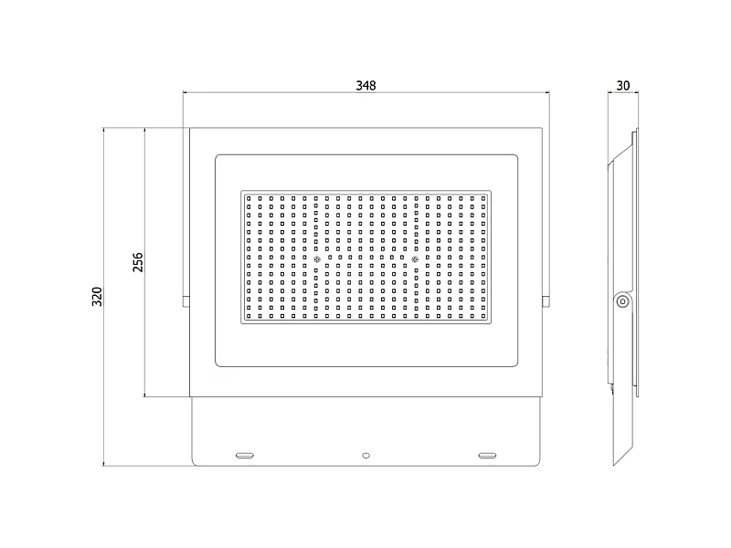 Mexen Luxpro naświetlacz LED, 200W, Zimna - 6500K, 18000 lm, czarny - L230-200-65-70