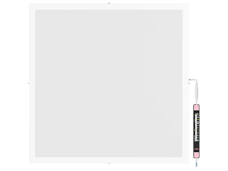 Mexen Brill-S panel sufitowy LED natynkowy 60 x 60 cm, 48W, Neutralna - 4000K, 5280 lm, biały - L206-060-060-4840-20