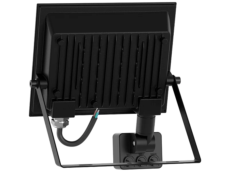 Mexen Luxpro+ naświetlacz LED z czujnikiem ruchu, 30W, Zimna - 6500K, 3300 lm, czarny - L236-030-65-70