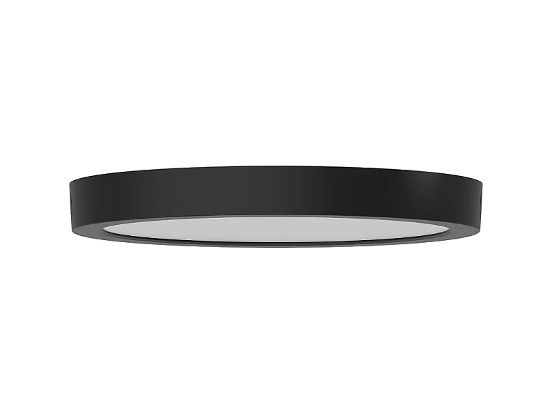 Mexen LDSR plafon sufitowy LED natynkowy fi 30 cm, 24W, Zimna - 6500K, 1920 lm, czarny - L212-030-2465-70