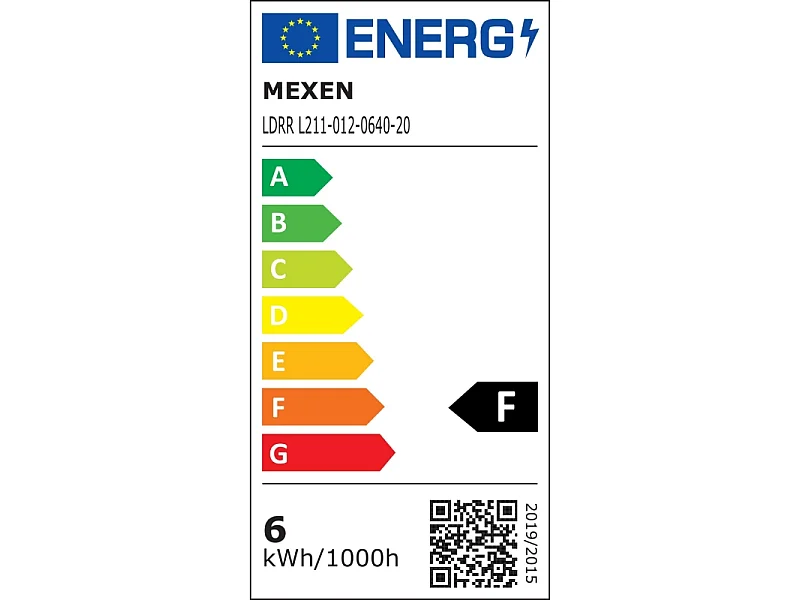 Mexen LDRR panel sufitowy downlight LED wpuszczany 12 x 12 cm, 6W, Neutralna - 4000K, 600 lm, biały - L211-012-0640-20