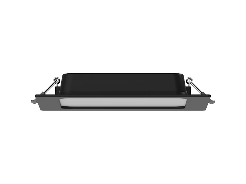 Mexen LDRR panel sufitowy downlight LED wpuszczany 17 x 17 cm, 12W, Neutralna - 4000K, 1320 lm, czarny - L211-017-1240-70