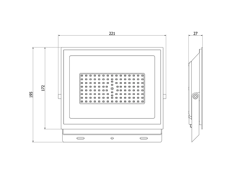 Mexen Luxpro+ naświetlacz LED, 70W, Zimna - 6500K, 7700 lm, biały - L231-070-65-20