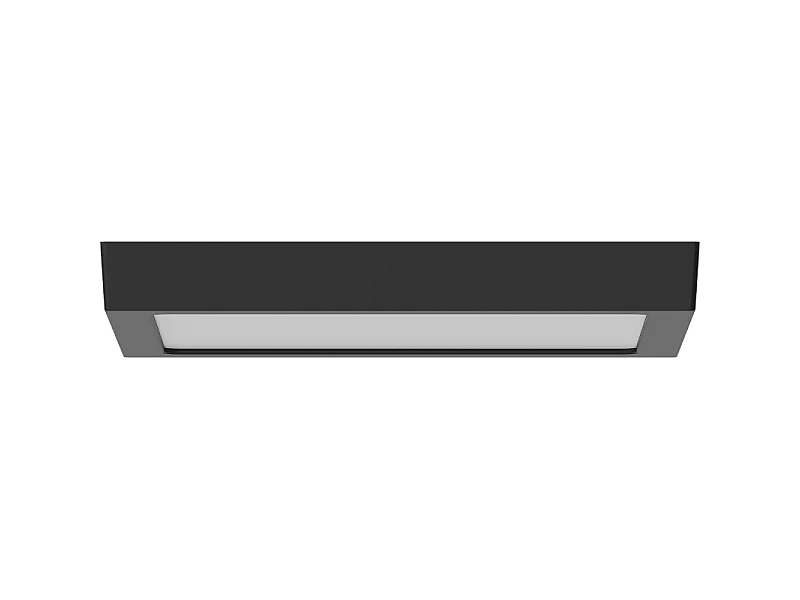 Mexen LDSS plafon sufitowy LED natynkowy 30 x 30 cm, 24W, Zimna - 6500K, 1920 lm, czarny - L213-030-2465-70