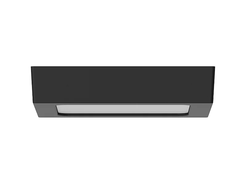 Mexen LDSS plafon sufitowy LED natynkowy 17 x 17 cm, 12W, Zimna - 6500K, 960 lm, czarny - L213-017-1265-70