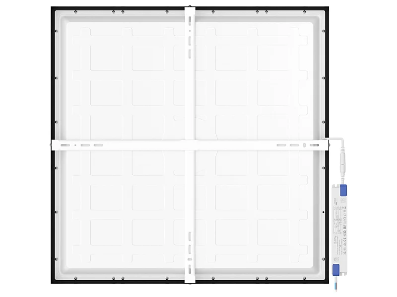 Mexen Brill-S panel sufitowy LED natynkowy 60 x 60 cm, 36W, Neutralna - 4000K, 3960 lm, czarny - L207-060-060-3640-70