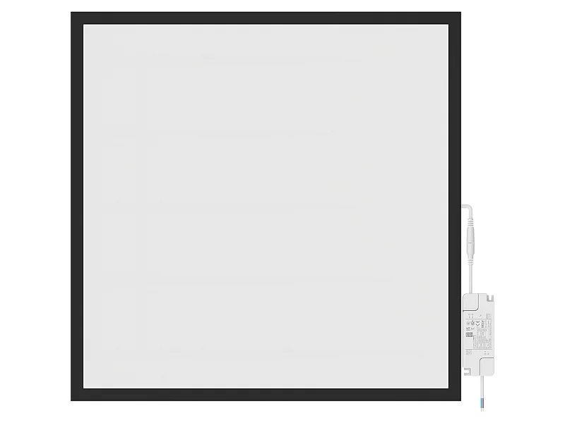Mexen Brill panel sufitowy LED podtynkowy 60 x 60 cm, 40W, Neutralna - 4000K, 3600 lm, czarny - L200-060-060-4040-70