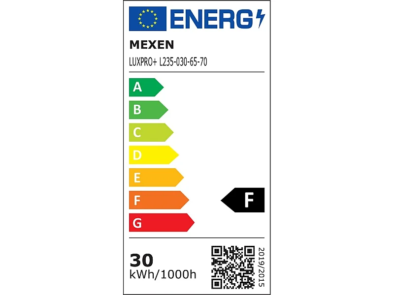 Mexen Luxpro naświetlacz LED z czujnikiem ruchu, 30W, Zimna - 6500K, 2700 lm, czarny - L235-030-65-70