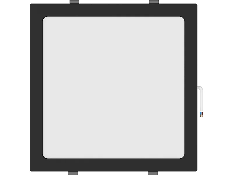 Mexen LDRR panel sufitowy downlight LED wpuszczany 30 x 30 cm, 24W, Neutralna - 4000K, 1920 lm, czarny - L211-030-2440-70