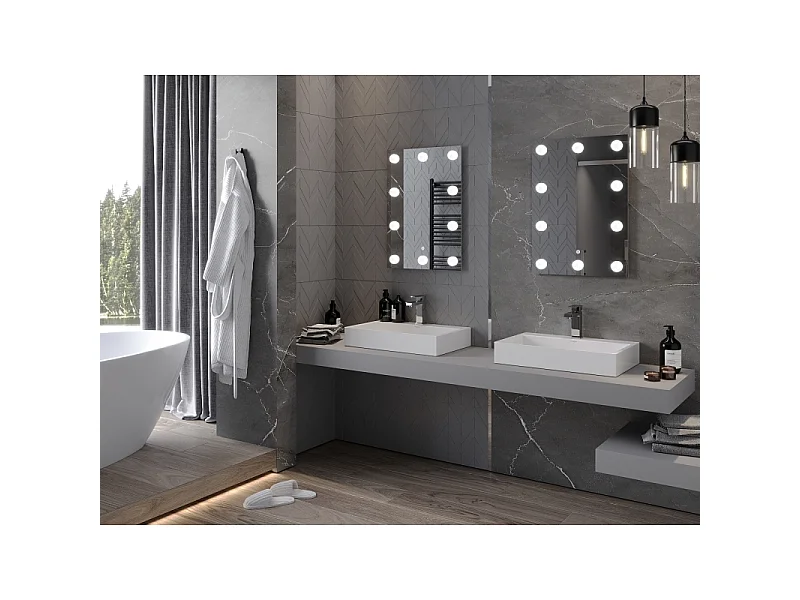 Mexen Dona miroir de salle de bains rétroéclairé 50 x 70 cm, LED 6000K, anti-buée - 9818-050-070-611-00