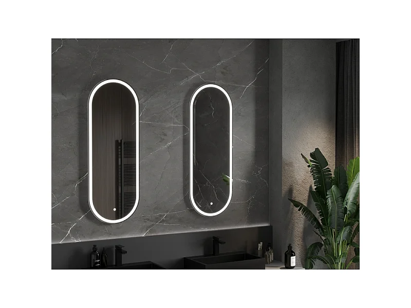 Mexen Bono miroir de salle de bain éclairé 45 x 120 cm, LED 6000K, anti-vapeur - 9816-045-120-611-00