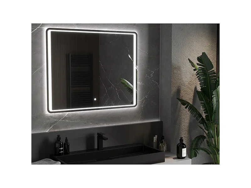 Mexen Zusa miroir de salle de bain éclairé 100 x 80 cm, LED 6000K, anti-buée - 9808-100-080-611-00