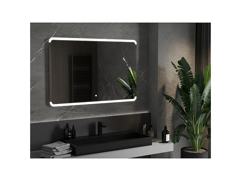 Mexen Nida miroir de salle de bain rétroéclairé 120 x 80 cm, LED 6000K, antibuée - 9806-120-080-611-00