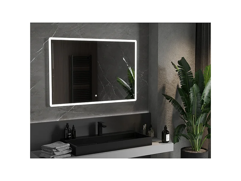 Mexen Navia miroir de salle de bain éclairé 120 x 80 cm, LED 6000K, anti-buée - 9803-120-080-611-00