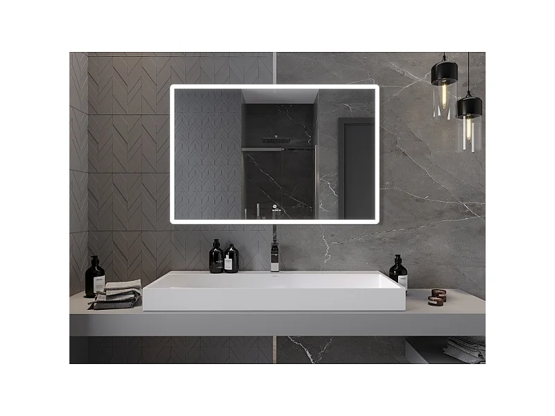 Mexen Navia miroir de salle de bain éclairé 120 x 80 cm, LED 6000K, anti-buée - 9803-120-080-611-00
