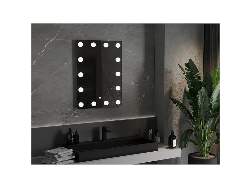 Mexen Dona lustro łazienkowe podświetlane 60 x 80 cm, LED 6000K, antypara - 9818-060-080-611-00