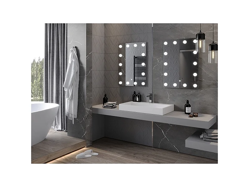 Mexen Dona lustro łazienkowe podświetlane 60 x 80 cm, LED 6000K, antypara - 9818-060-080-611-00