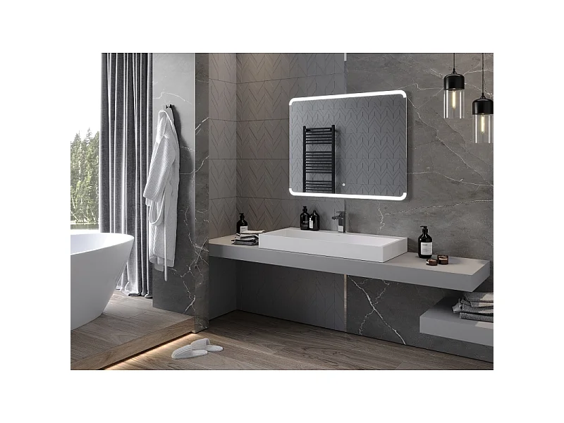 Mexen Nida miroir de salle de bain éclairé 100 x 80 cm, LED 6000K, anti-buée - 9806-100-080-611-00