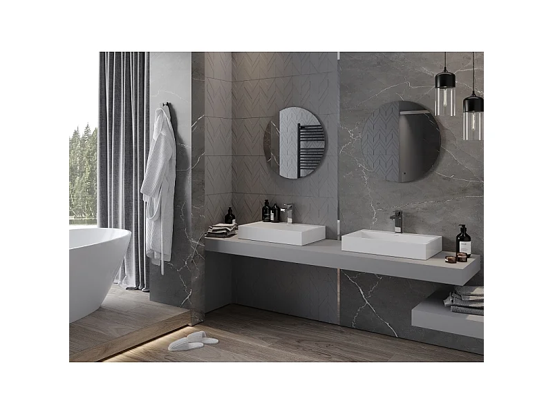 Mexen Alto ronde badkamer spiegel 60 cm - 9853-060-060-000-00