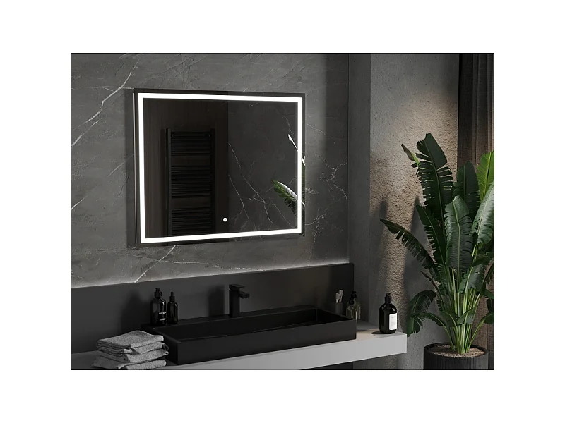 Mexen Miko miroir de salle de bain éclairé 100 x 80 cm, LED 6000K, anti-buée - 9819-100-080-611-00