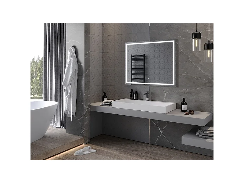 Mexen Miko miroir de salle de bain éclairé 100 x 80 cm, LED 6000K, anti-buée - 9819-100-080-611-00
