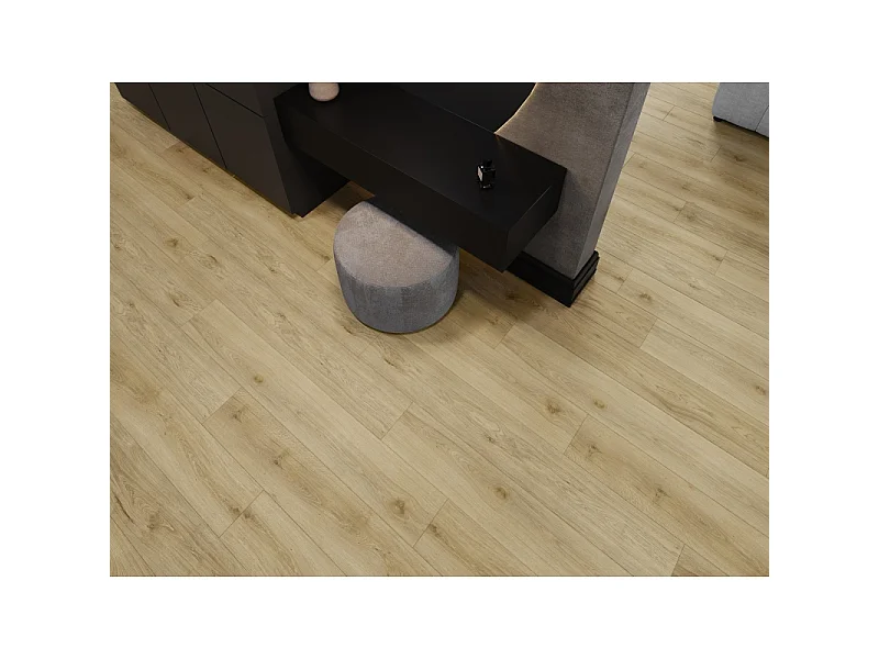 Mexen Charter Oak vinylplader 1240 x 182 mm SPC 6,5 mm, IXPE underlag 1,5 mm, 4 V-fas, Eg - F1022-1240-182-505-4V1-01