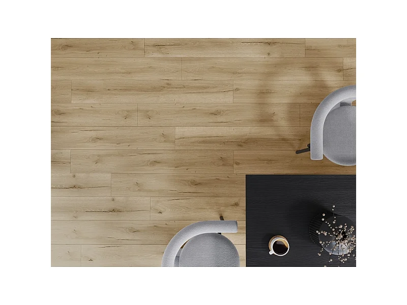 Mexen Buffalo prøve af SPC vinylpaneler 6,5 mm, IXPE 1,5 mm underlag, 4 V-fas, Eg - F1007-S