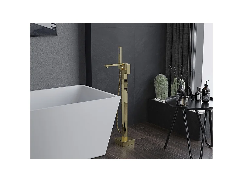 Mexen Urano miscelatore da bagno indipendente, oro - 75233-50