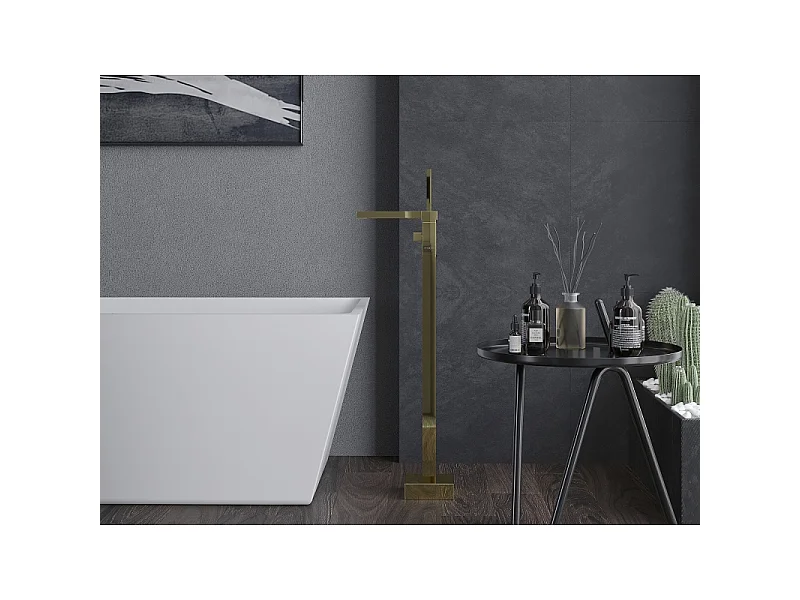 Mexen Algar freestanding bath tap, gold - 75733-50