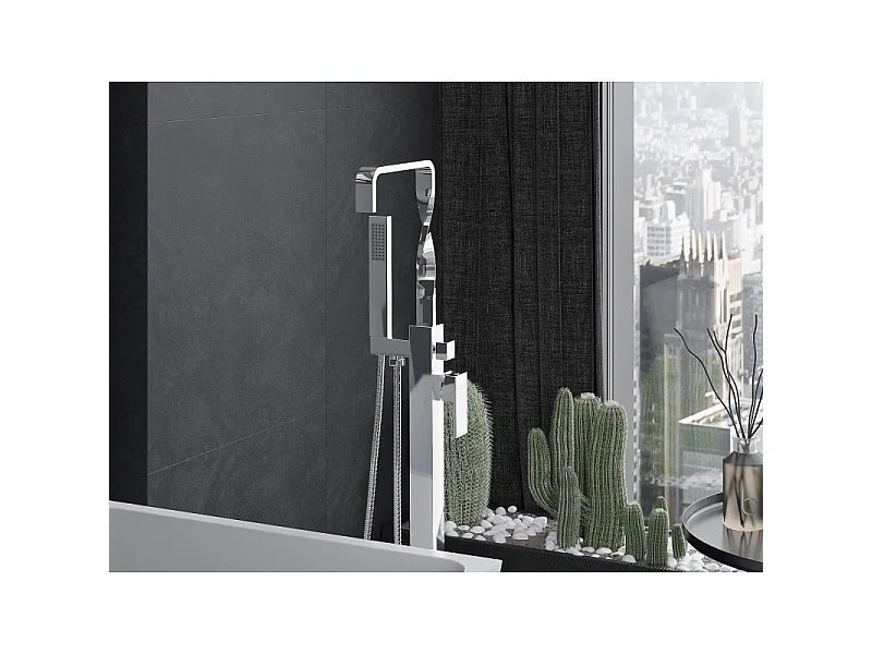 Mexen Avila freestanding bath tap, chrome - 75833-00