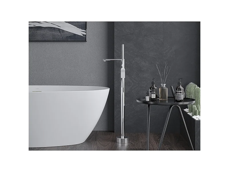 Mexen Leda Freestanding Bath Tap, Chrome - 75633-00