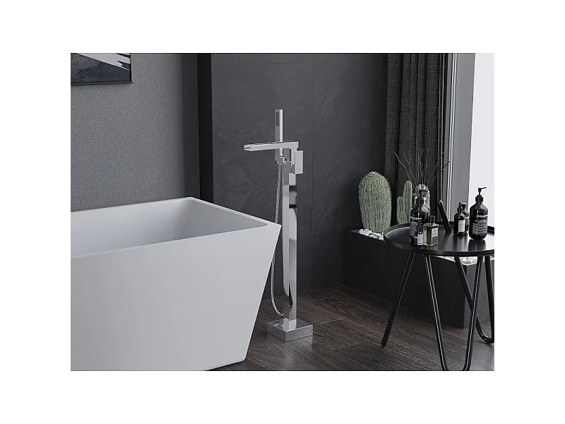 Mexen Algar freestanding bath tap, chrome - 75733-00