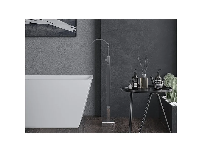 Mexen Veda freestanding bath tap, chrome - 75433-00