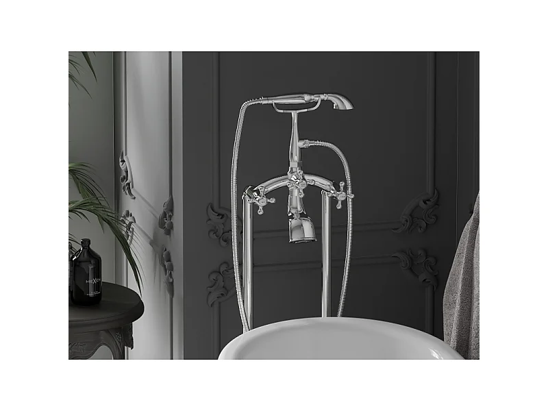 Mexen Retro free-standing bath tap, chrome - 75933-00