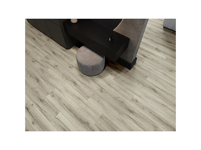 Mexen Wirginia prøve af SPC-vinylpaneler 6,5 mm, IXPE-underlag 1,5 mm, 4 V-fuger, Eg - F1005-S
