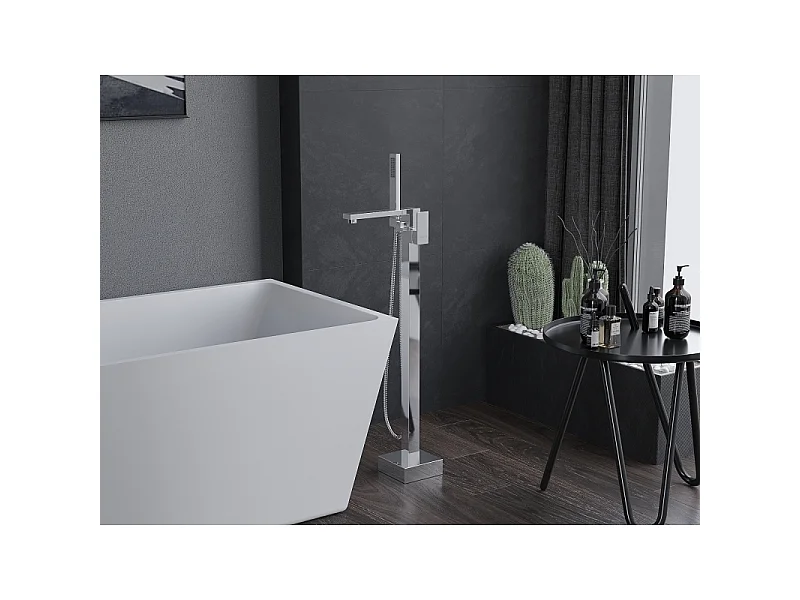 Mexen Urano freestanding bath tap, chrome - 75233-00