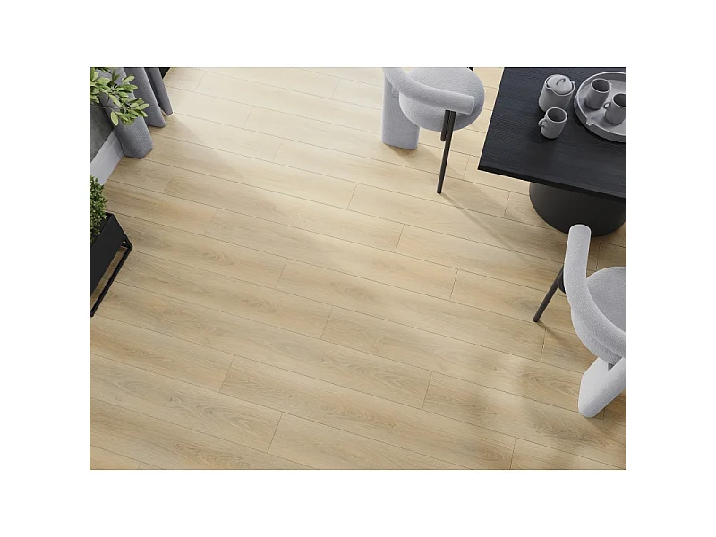Mexen Kinston prøve på SPC-vinylpaneler 6,5 mm, IXPE-underlag 1,5 mm, 4 V-fuger, Eg - F1057-S