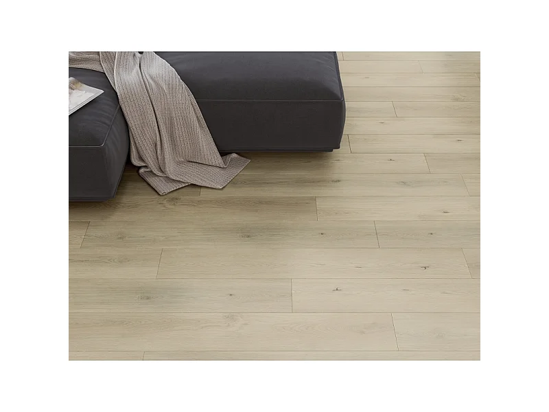Mexen Calera prøve af SPC-vinylpaneler 6,5 mm, IXPE-underlag 1,5 mm, 4 V-fuge, Eg - F1020-S