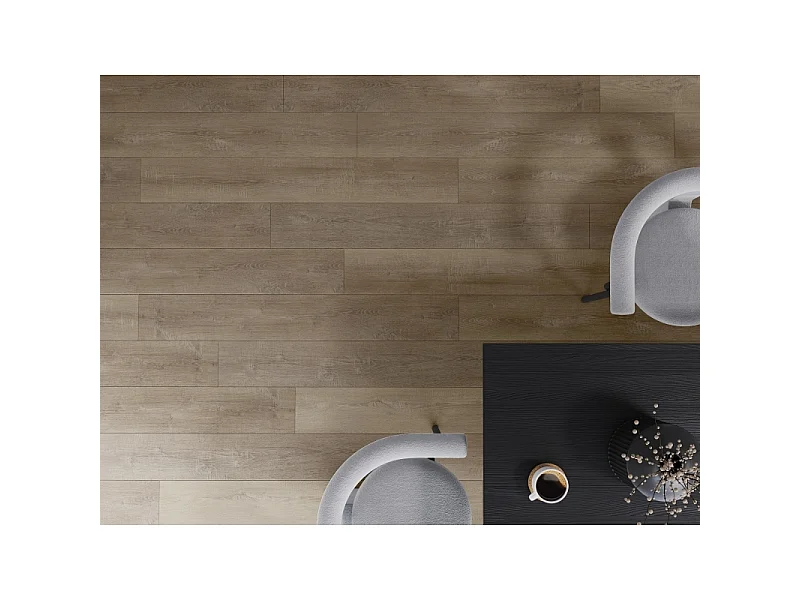 Mexen Windsor prøve af SPC vinylpaneler 6,5 mm, IXPE underlag 1,5 mm, 4 V-fuge, Eg - F1016-S