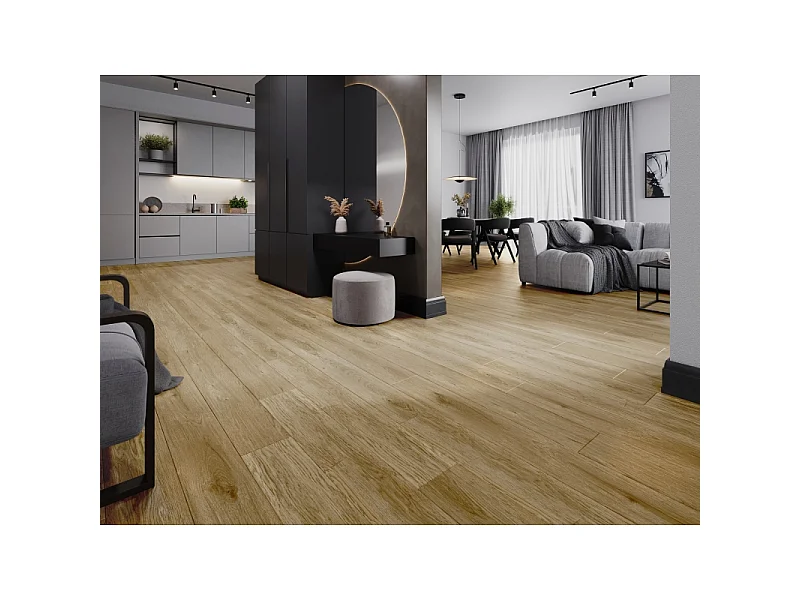 Mexen Manhattan prøve af SPC vinylpaneler 6,5 mm, IXPE underlag 1,5 mm, 4 V-Fuge, Eg - F1041-S
