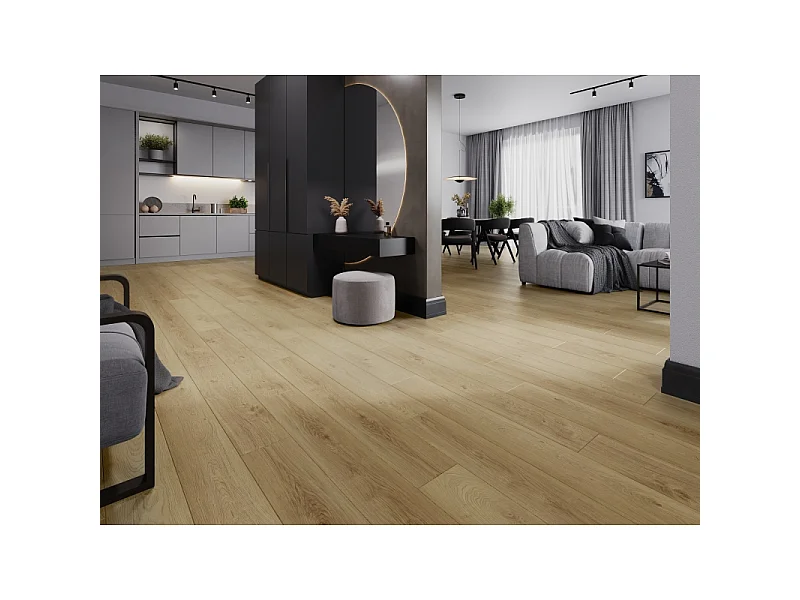 Mexen Anniston prøve af vinylpaneler SPC 6,5 mm, IXPE underlag 1,5 mm, 4 V-fuge, Eg - F1038-S