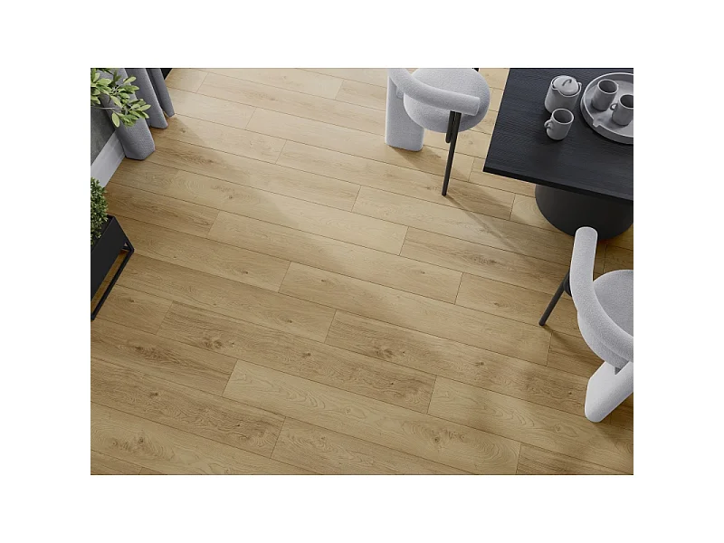 Mexen Anniston prøve af vinylpaneler SPC 6,5 mm, IXPE underlag 1,5 mm, 4 V-fuge, Eg - F1038-S