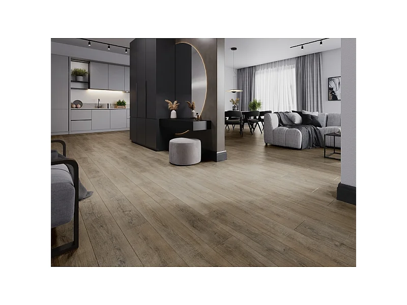 Mexen Casa Grande prøve af SPC-vinylpaneler 6,5 mm, IXPE-underlag 1,5 mm, 4 V-fuge, Eg - F1014-S