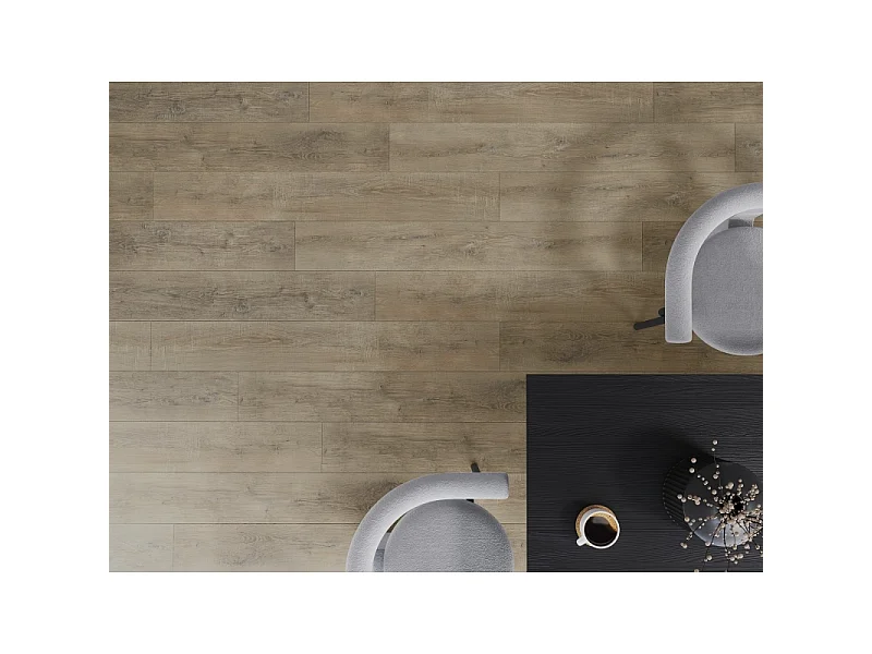 Mexen Casa Grande prøve af SPC-vinylpaneler 6,5 mm, IXPE-underlag 1,5 mm, 4 V-fuge, Eg - F1014-S