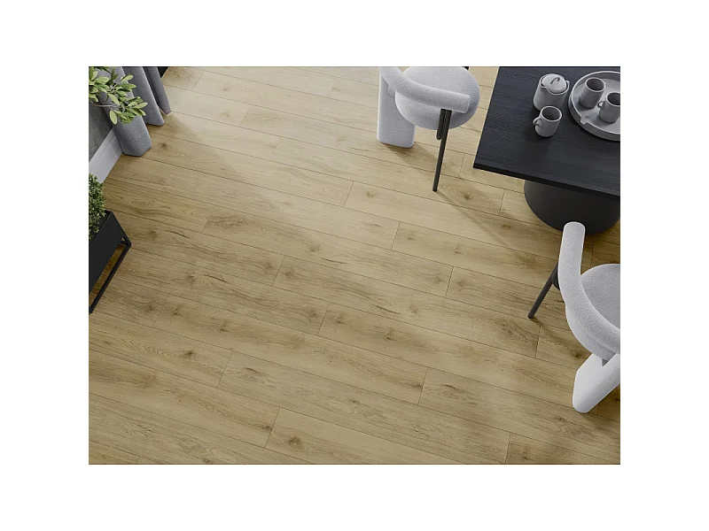 Mexen Charter Oak prøve på vinylpaneler LVT Dryback 2,5 mm, PVC-underlag, 4 V-Fuge, Eg - F1322-S